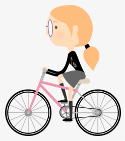 Transparent Riding Bike Png - Ride A Bike Png, Png Download, Transparent PNG