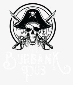 Pirate Skull And Crossbones Tattoo, HD Png Download, Transparent PNG