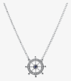 Ships Wheel Necklace - Two Tone Hoop Necklace, HD Png Download, Transparent PNG