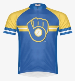 Milwaukee Brewers Men S Sport Cut Cycling Jersey - Polo Shirt, HD Png  Download , Transparent Png Image - PNGitem