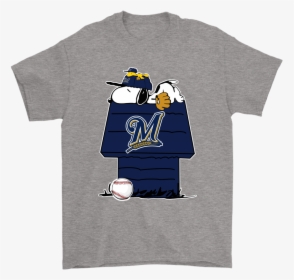 Milwaukee Brewers Snoopy And Woodstock Resting Together - Smokey The Bear Socialism, HD Png Download, Transparent PNG