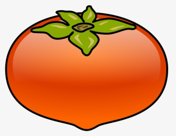 Plant,flower,leaf - Clipart Picture Of Persimmon, HD Png Download, Transparent PNG