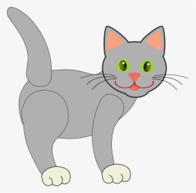 Kittens Clipart Gray Cat - Clip Art, HD Png Download, Transparent PNG