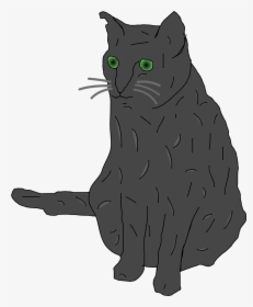 Clip Art Cats With Green Eyes, HD Png Download, Transparent PNG