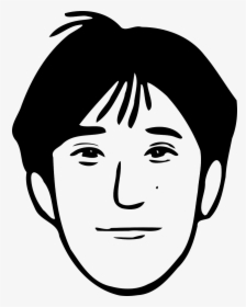 Cartoon Face Black And White, HD Png Download, Transparent PNG