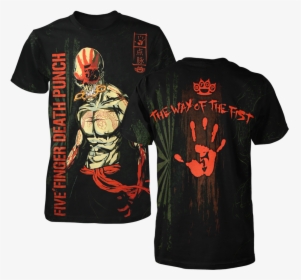 Ninja All Over Tee - Five Finger Death Punch Hand Print, HD Png Download, Transparent PNG