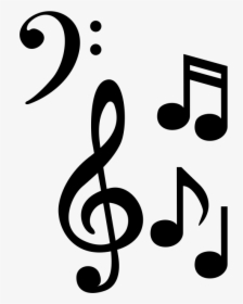 Wall Art Music Symbol Black And White, HD Png Download, Transparent PNG