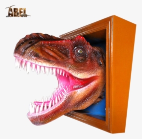 Wall Mounted Animal Head Dinosaur Head For Decorate - Tyrannosaurus, HD Png Download, Transparent PNG