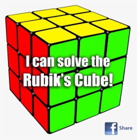 Transparent Transparent Cube Png - First Layer Solved Of Rubik's Cube, Png Download, Transparent PNG
