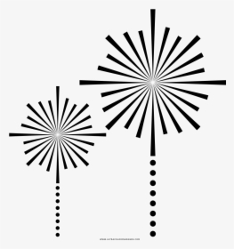 desenho de silhueta de fogo de artifício 15268692 PNG