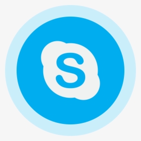 Circled Skype Logo Png Image - Skype Icon Png, Transparent Png, Transparent PNG
