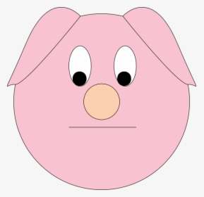 Sad Cartoon Pig, HD Png Download, Transparent PNG