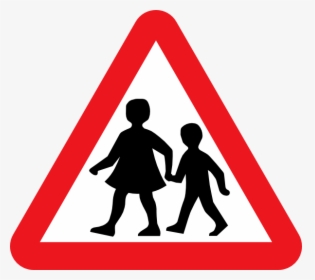 Zebra Head Clipart - School Traffic Sign Png, Transparent Png, Transparent PNG