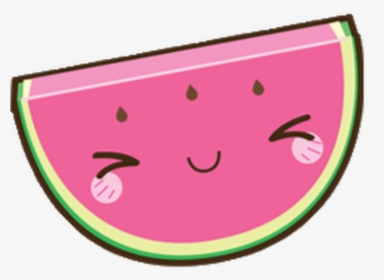 Youtube Sandia Kawaii, Kawaii Drawings, Cute Drawings, - Cute Watermelon Transparent, HD Png Download, Transparent PNG