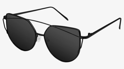 Livho S Mirrored Transparent Cat Eye Sunglasses For - Lenonky Černé, HD Png Download, Transparent PNG