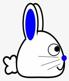 Clipart Bunny Spring Bunny - Rabbit Cartoon Side Png, Transparent Png, Transparent PNG