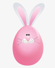 Heart Easter Cartoon Rabbit Egg Bunny Clipart - Rabbit, HD Png Download, Transparent PNG