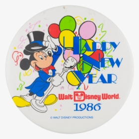Disney Happy New Year Event Busy Beaver Button Museum - Walt Disney World Logo 1971, HD Png Download, Transparent PNG