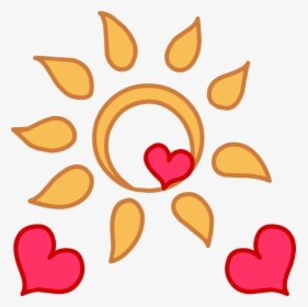 Sunshine File - Sunshine With Heart Clip Art, HD Png Download, Transparent PNG