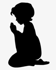 Kneeling Silhouette Clip Art - Person Kneeling Clipart, HD Png Download, Transparent PNG