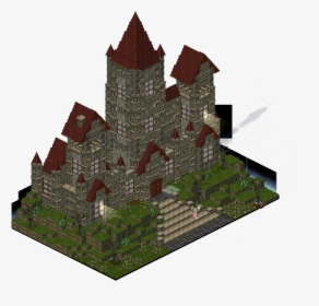 Habbo Haunted House Castle Building - Habbo House Interior, HD Png Download, Transparent PNG