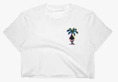 3d Ethereum Palm Tree Women S Crop, HD Png Download, Transparent PNG