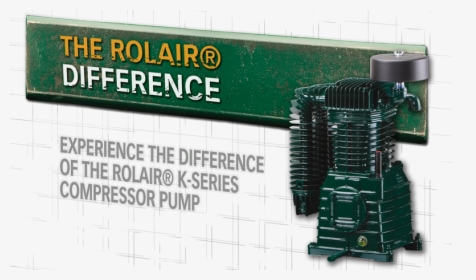 K-series Air Compressor Pumps - K 1 Air Compressor, HD Png Download, Transparent PNG
