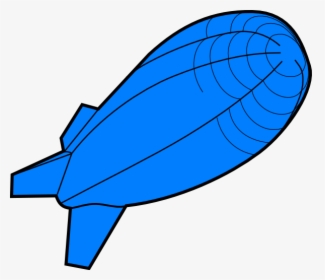 Flying Balloon Svg Clip Arts - Zeppelin Clipart, HD Png Download, Transparent PNG