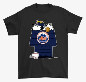 New York Mets Snoopy And Woodstock Resting Together - Logos And Uniforms Of The New York Mets, HD Png Download, Transparent PNG