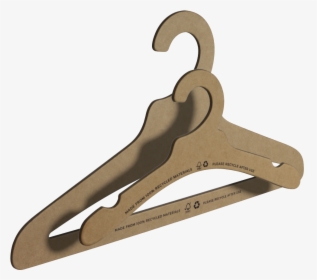 Recycled Paper Hangers - Clothes Hanger, HD Png Download, Transparent PNG