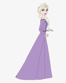 Frozen 2 Elsa Purple Dress, HD Png Download, Transparent PNG