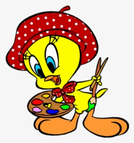 Tubes Titi Cute Clipart, Tweety, Looney Tunes, Scrapbook - Good Morning Roses Cartoon, HD Png Download, Transparent PNG