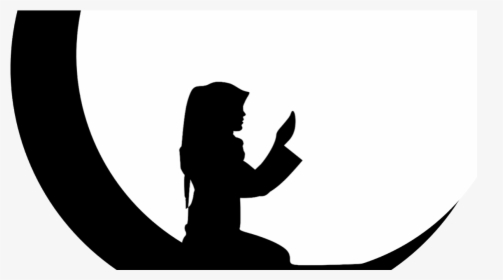 Transparent Man Praying Silhouette Png - Hijab Silhouette, Png Download, Transparent PNG