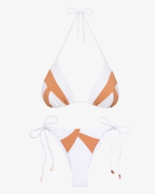 White Wave Triangle Bikini - Lingerie Top, HD Png Download, Transparent PNG