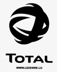 Sticker Total Logo Black Design - Total S.a., HD Png Download, Transparent PNG