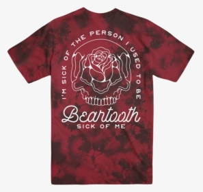 Sick Of Me Red Dye Tee - Beartooth Sick Of Me Shirt, HD Png Download, Transparent PNG