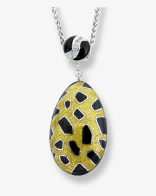 Nicole Barr Designs Sterling Silver Leopard Spots Necklace-yellow - Locket, HD Png Download, Transparent PNG