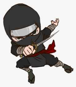 Ninja Png Image - Cartoon Ninja Drawing, Transparent Png, Transparent PNG