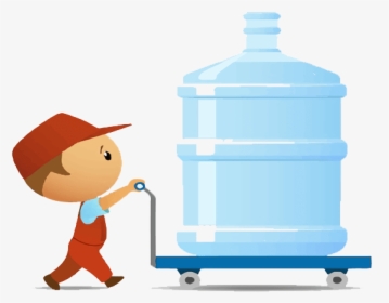 Water Delivery Boy Icon, HD Png Download, Transparent PNG