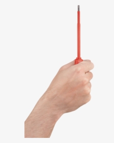 Screwdriver On Hand Png - Hand Holding Screwdriver Png, Transparent Png, Transparent PNG