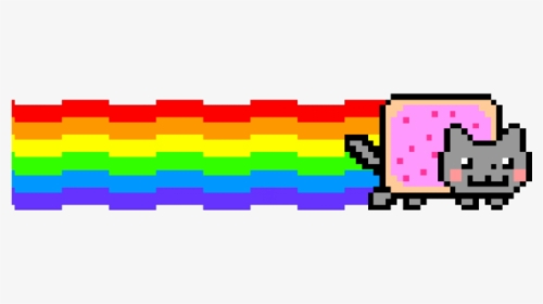 Nyan Cat Clipart Rainbow Cat - Nyan Cat, HD Png Download, Transparent PNG