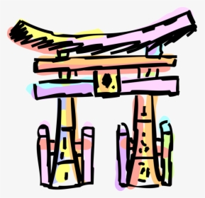 Vector Illustration Of Japanese Traditional Shinto, HD Png Download, Transparent PNG