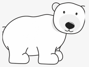 Transparent Bear Clipart - Cute Polar Bear Clipart, HD Png Download, Transparent PNG