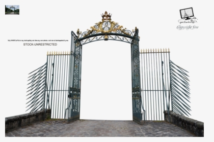 Jean52 336 94 Gate Castle Of - Open The Gate Clipart, HD Png Download, Transparent PNG