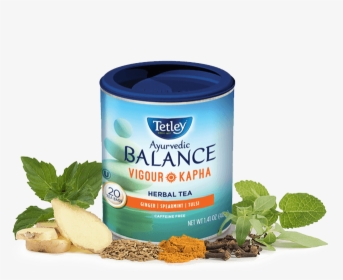 Tetley Ayurvedic Balance Vigour-kapha Tea - Tetley, HD Png Download, Transparent PNG