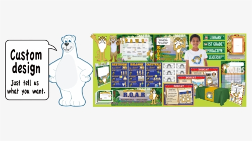 Pbis Posters Polar Bear Mascot Clip Art - Clip Art, HD Png Download, Transparent PNG