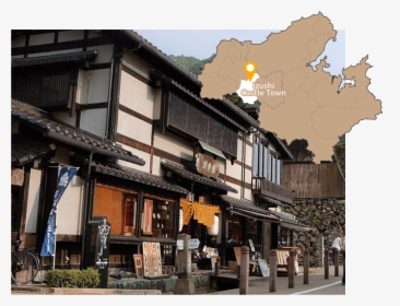 Image Of Izushi Castle Town And Map - House, HD Png Download, Transparent PNG