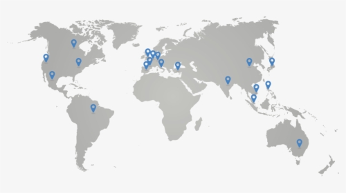 Web Hosting Performance Monitoring World Locations - Map Of Hot Springs In The World, HD Png Download, Transparent PNG