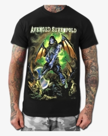 Buy The Studio Can Wait By Avenged Sevenfold - Model T Shirt Full Tattoo, HD Png Download, Transparent PNG