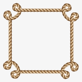 Nautical Clipart Cord - Transparent Background Rope Border, HD Png Download, Transparent PNG